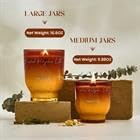 M&SENSE 9.88oz Natural Soy Wax Jar Candle with Wooden Wick | Caramel Pumpkin Latte Scent | 55-Hour Burn & Long-Lasting Burn | Housewarming Gift for Men and Women