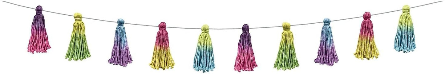 Teacher Created Resources Tie-Dye Tassels Garland