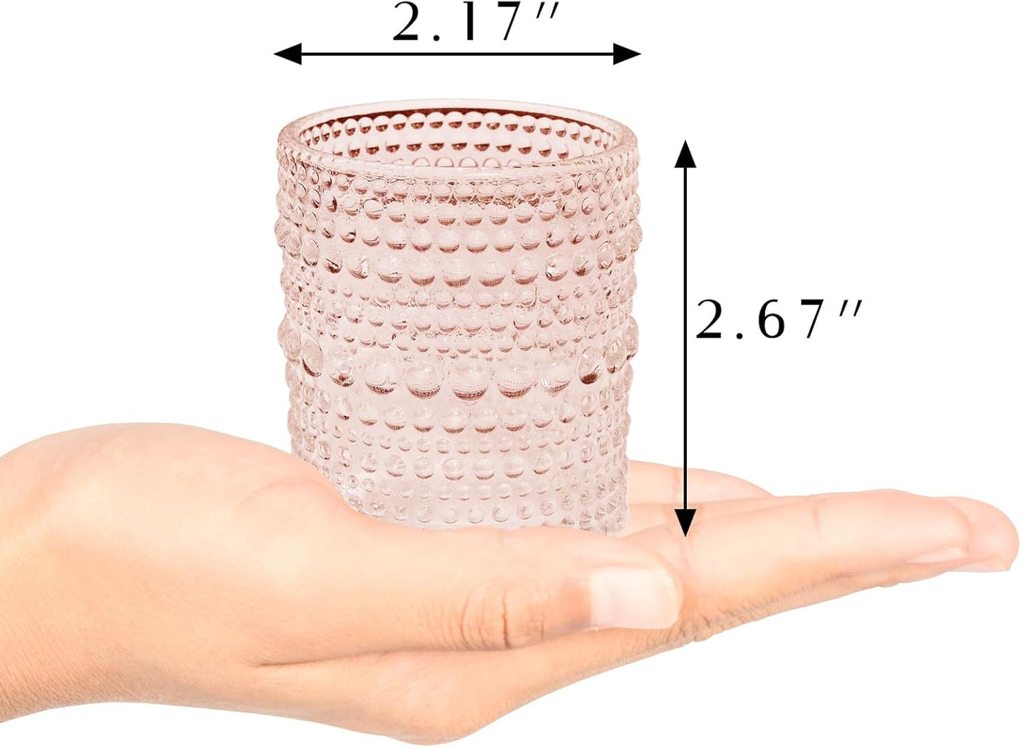 24 pcs Fall Votive Candle Holders, 6 Colors 3 Patterns Tealight Candle Holders for Wedding Table Centerpiece Birthday Party Decoration