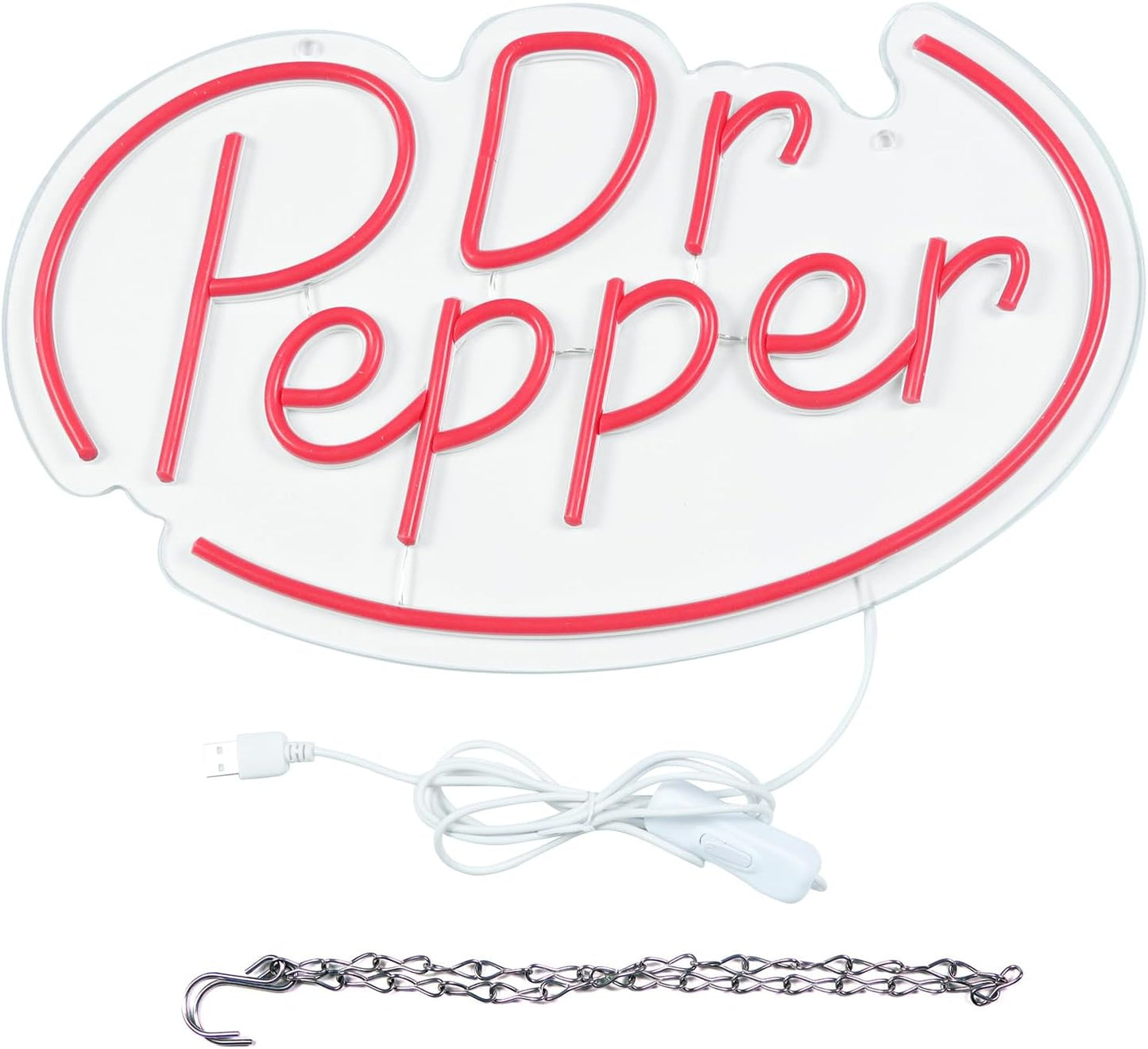 Neon Signs for Wall Decor,Neon Lights for Bedroom Led Business Signs Suitable for Drinks Shop、Man Cave、Christmas Gifts,16 * 10Inch(red)