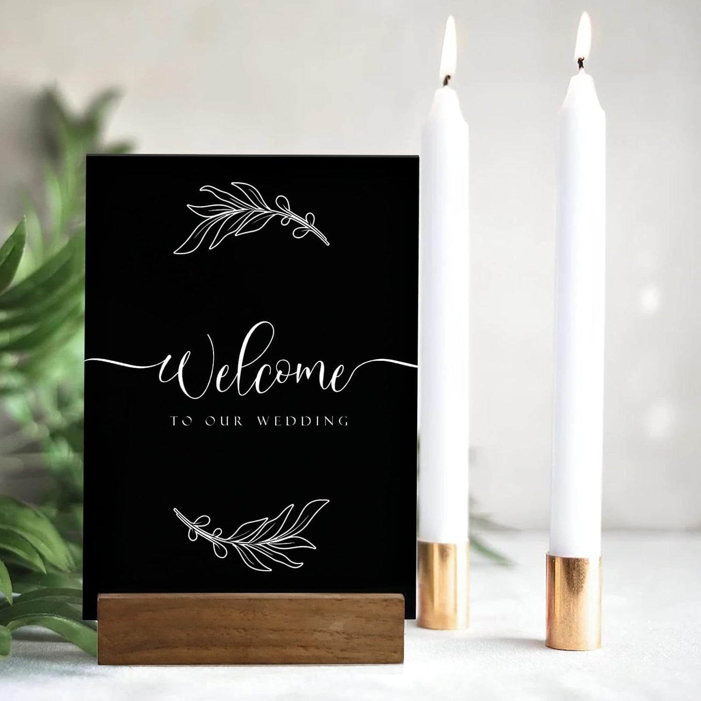 10 Pack Black Acrylic Sign Blanks for Table Numbers, 5 x 7 Inch Black Acrylic Blanks Sheets 1/8 inch Thick, Use for DIY Wedding Table Signs