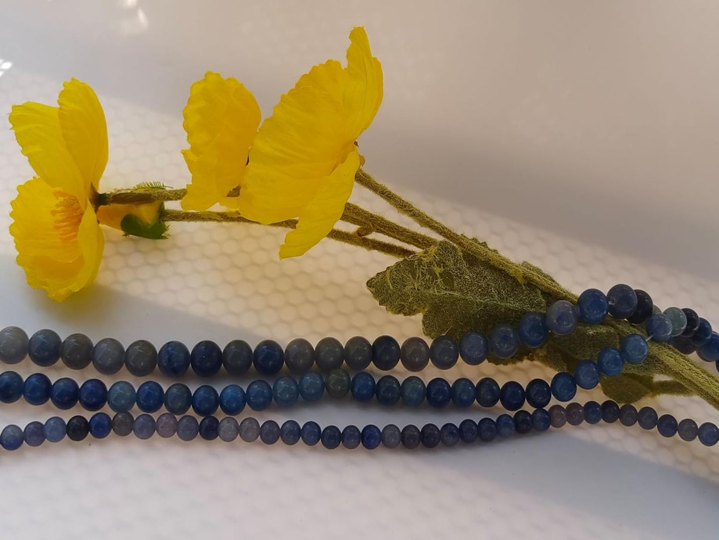 Stone Beads 6mm 140pcs Blue Sodalite Beads Round Loose Gemstones Beads for Bracelet Necklace Jewelry Making (6mm, 60603 Blue Sodalite)