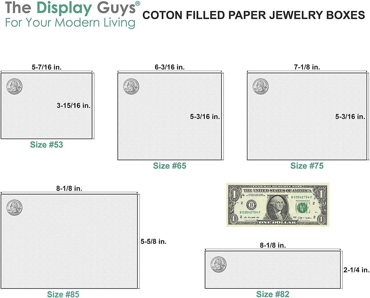 TheDisplayGuys - 25-Pack #53 Kraft Paper Cardboard Gift Boxes/Jewelry Cases w. Cotton Padding & Lid - Neon Fuchsia - (5.4" x 3.9" x 1.0")