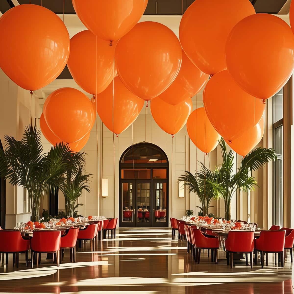 30 Pcs Orange Balloons 36 Inch Orange Latex Large Balloons - Various Party Decorations