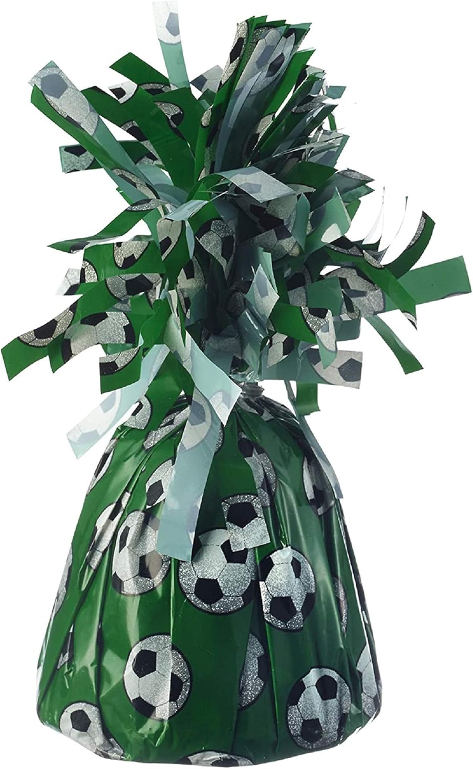PMU Soccer Kisses Balloon Weights - Decorative Balloon Weight for Christmas, Thanksgiving, Birthday, Party Favors, Wedding & Baby Shower - 6oz. Soccer, Pkg/1