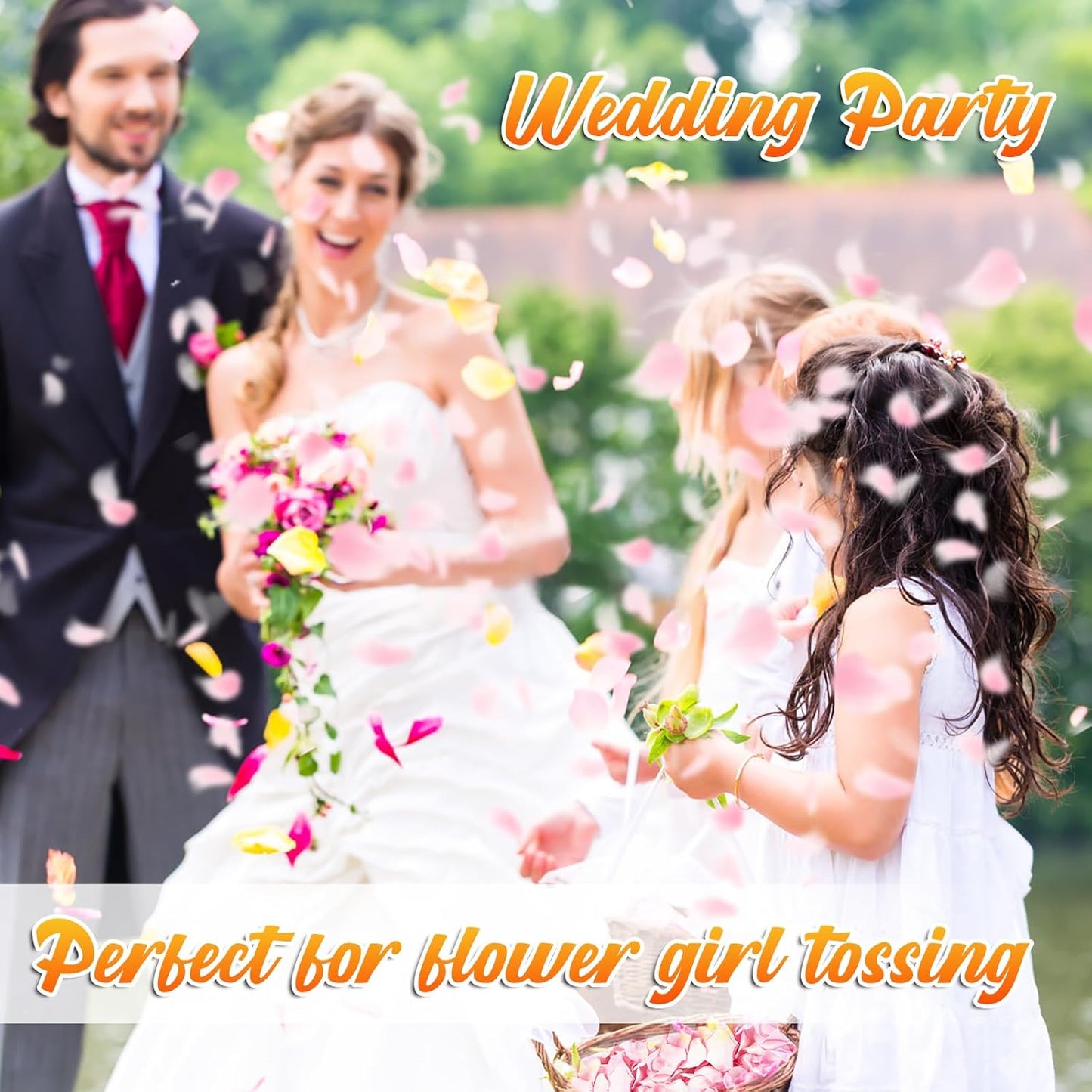 180 PCS Real Pink Dried Rose Petals Confetti for Wedding, 1.75oz Freeze Rose Petals for Romantic Pink Wedding Valentine's Day Proposal Decor, Dinner Centerpieces Party