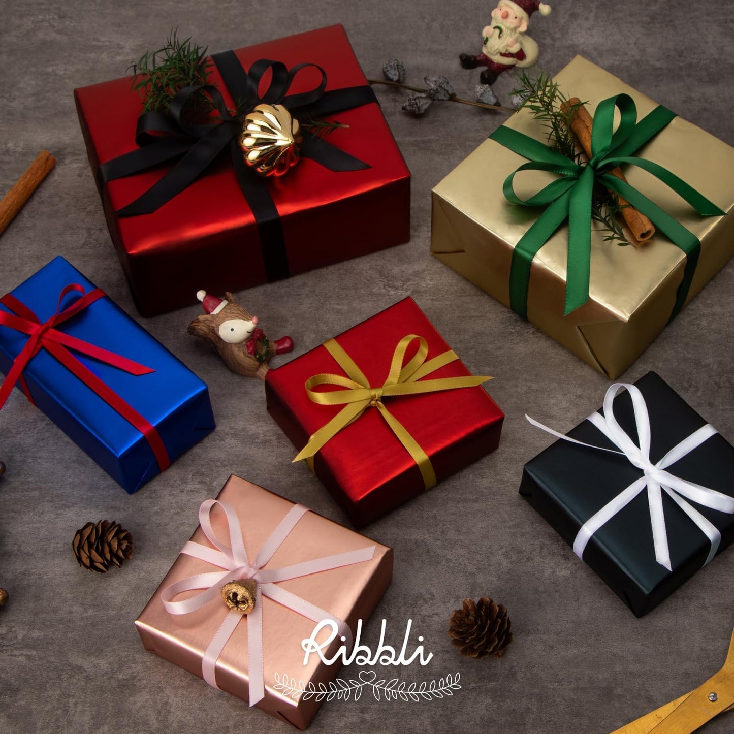 Ribbli Double Faced Light Pink Satin Ribbon,1/2” x Continuous 25 Yards,Use for Bows Bouquet,Gift Wrapping,Baby Shower,Floral Arrangement