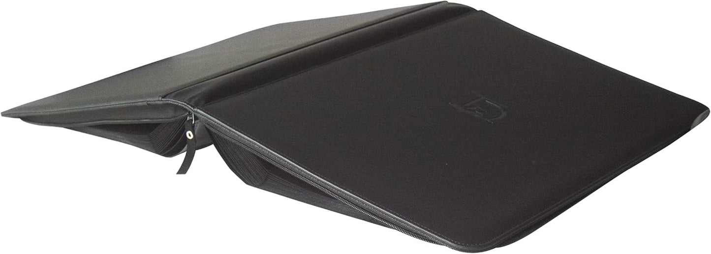 TopDeck 1000 Card Binder - TCG Portfolio - 16 Pocket Card Binder - Ringless Binder Compatible with Pokemon Cards, Yu-Gi-Oh, Magic the Gathering, and More - Side Load Sleeves - Cards Album (Black)