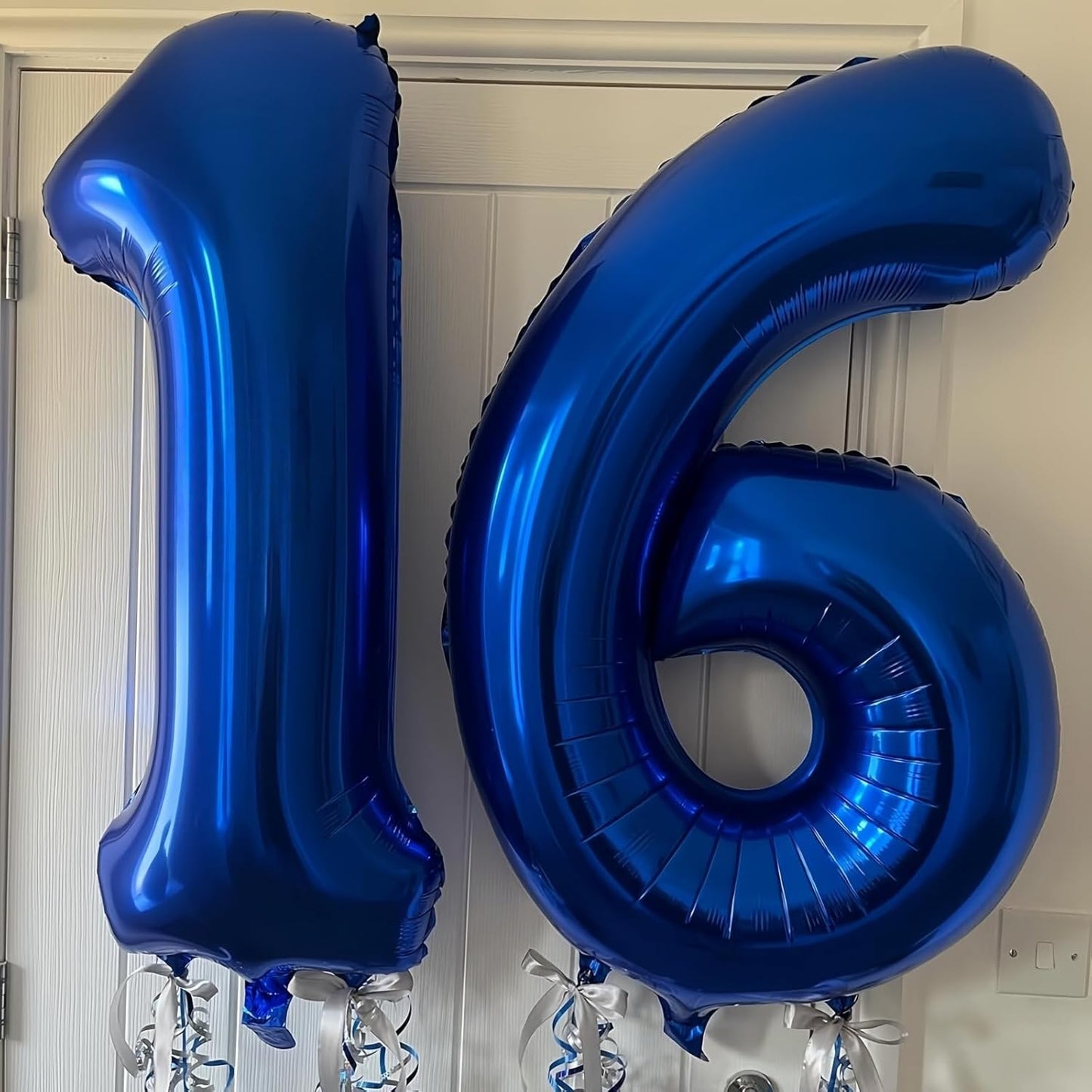 Navy Blue 0 Balloon Number,40 Inch Number 0 Balloon Big Dark Blue 0 Foil Mylar Helium Balloon for Birthday Party Decorations