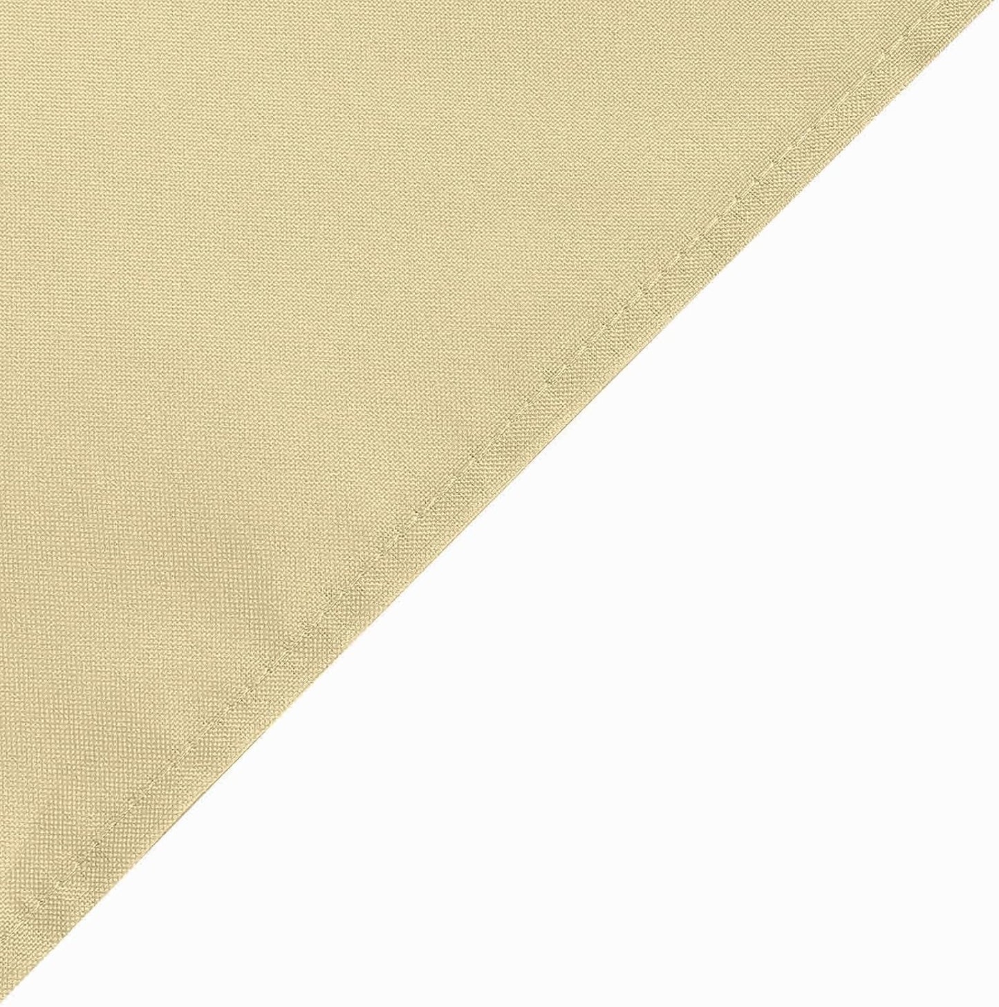 Efavormart 70" Premium Square Polyester Tablecloth for Wedding Kitchen Dining Events - Champagne