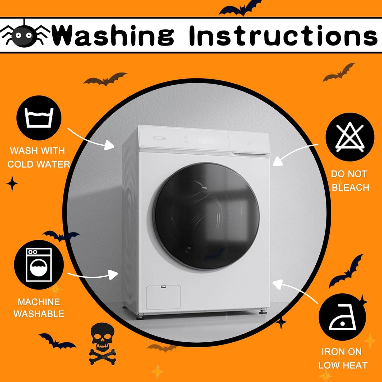 Hiasan Small Tablecloth for Square Tables - Waterproof and Spillproof Washable Fabric Table Cloth for Dining Room Thanksgiving Party (Pumpkin Orange, 40 x 40 Inch)