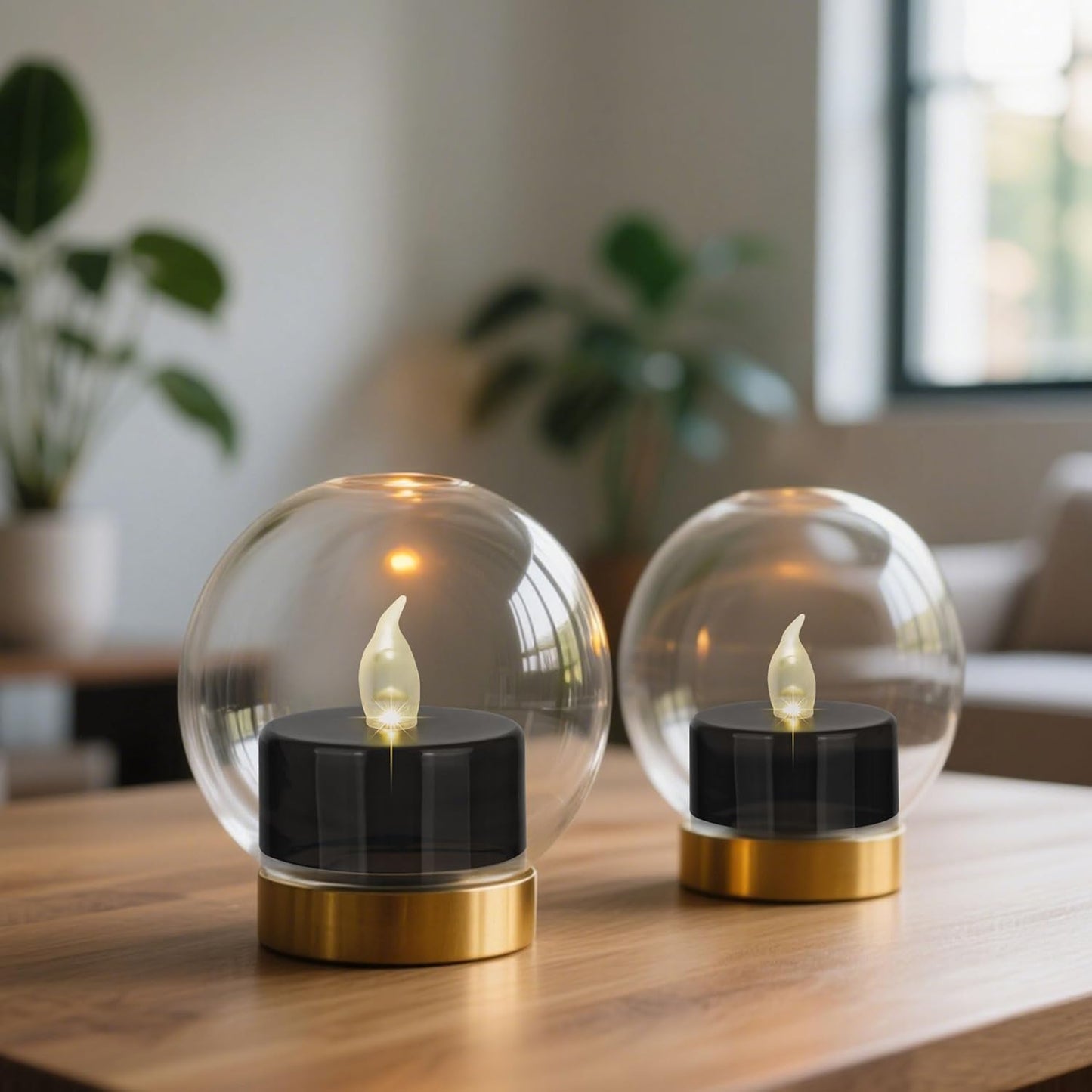 Nancia 50PACK Flameless LED Tea Lights Candles, Realistic and Bright Flickering Long Lasting 200Hours Battery-Powered, Ideal Party, Wedding, Birthday, Gifts Home Decoration Black