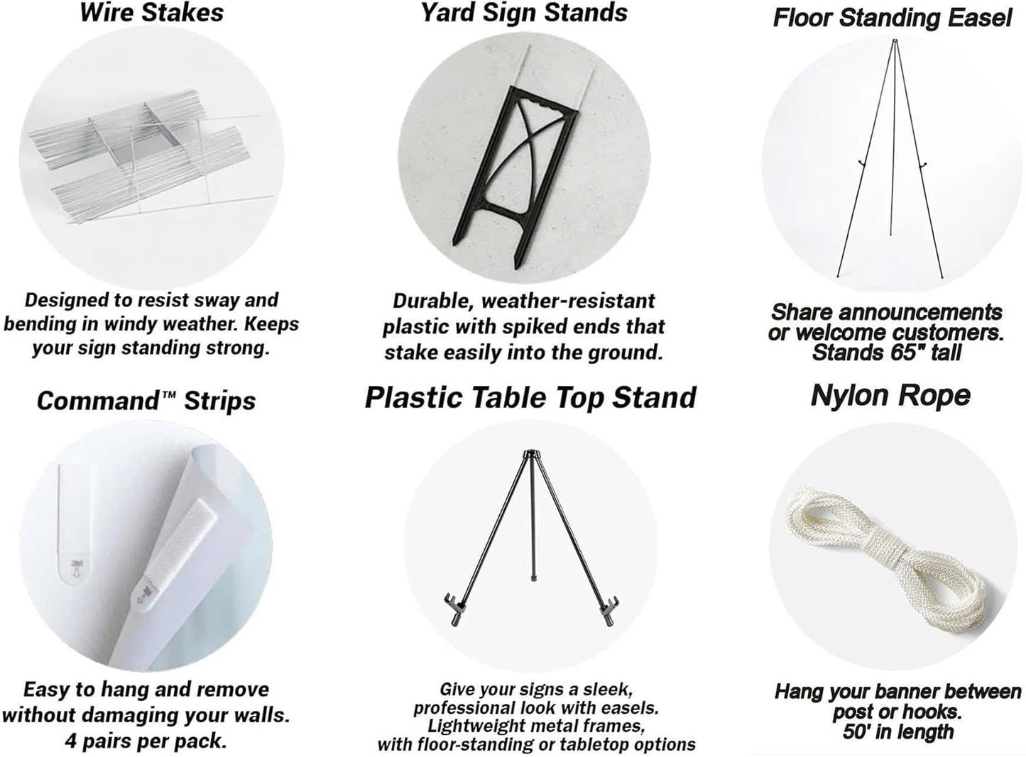 Welcome Wedding Signs, Modern Floral Wedding Sign Decorations Signage 12" X 18" (Small), 27" (Medium), 36" (Large), Plastic, Modern, Pole Mount, Weather