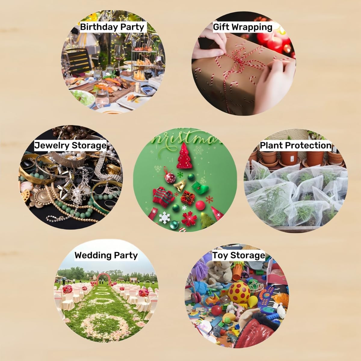 100 Pack 2.8 x 3.5 Inch Flower Heart Organza Jewelry Gift Pouch Candy Pouch Drawstring Wedding Favor Bags B511S (red gold heart)