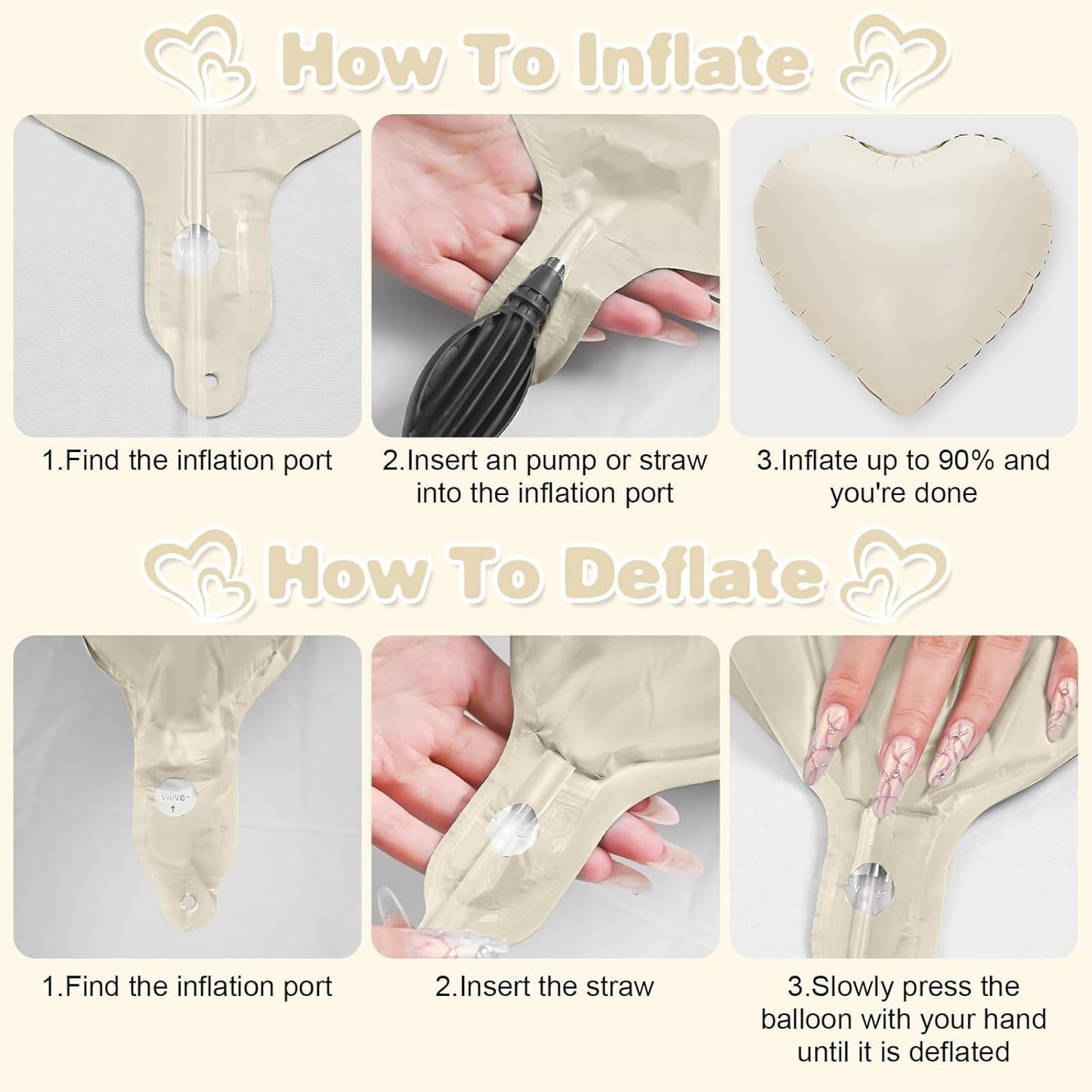 Blue Brown Heart Balloons,12Pcs 18Inch Baby Blue Coffee Brown Heart Shaped Foil Helium Polyester Film Balloons for Baby Shower Birthday Anniversary Wedding Engagement Bear Party Decorations