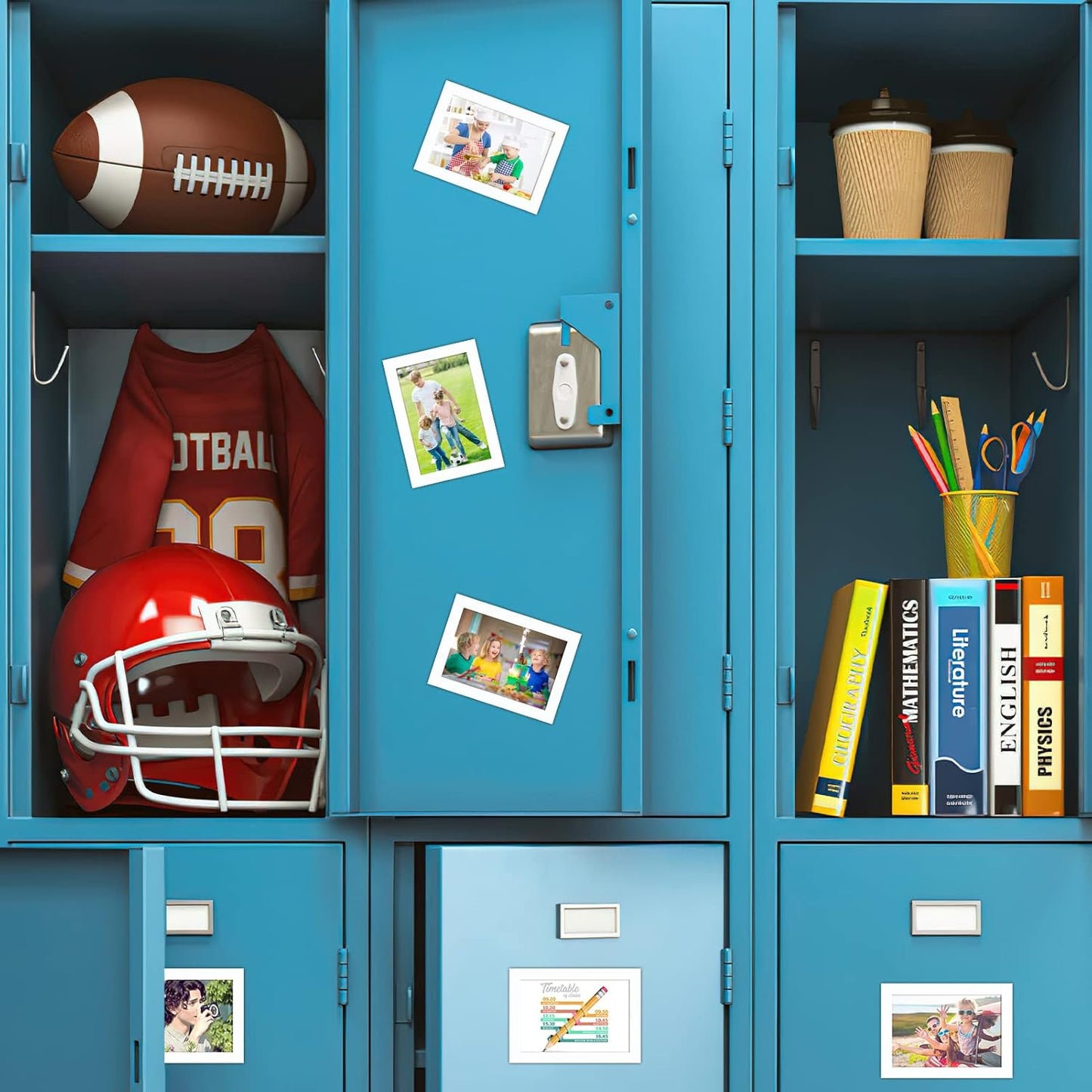 CRUGLA 12 Packs 4x6 Magnetic Picture Frames for Refrigerator, White Peel and Stick Frame Bulk, 4 by 6 Photo Holders for Fridge Dishwasher Whiteboard