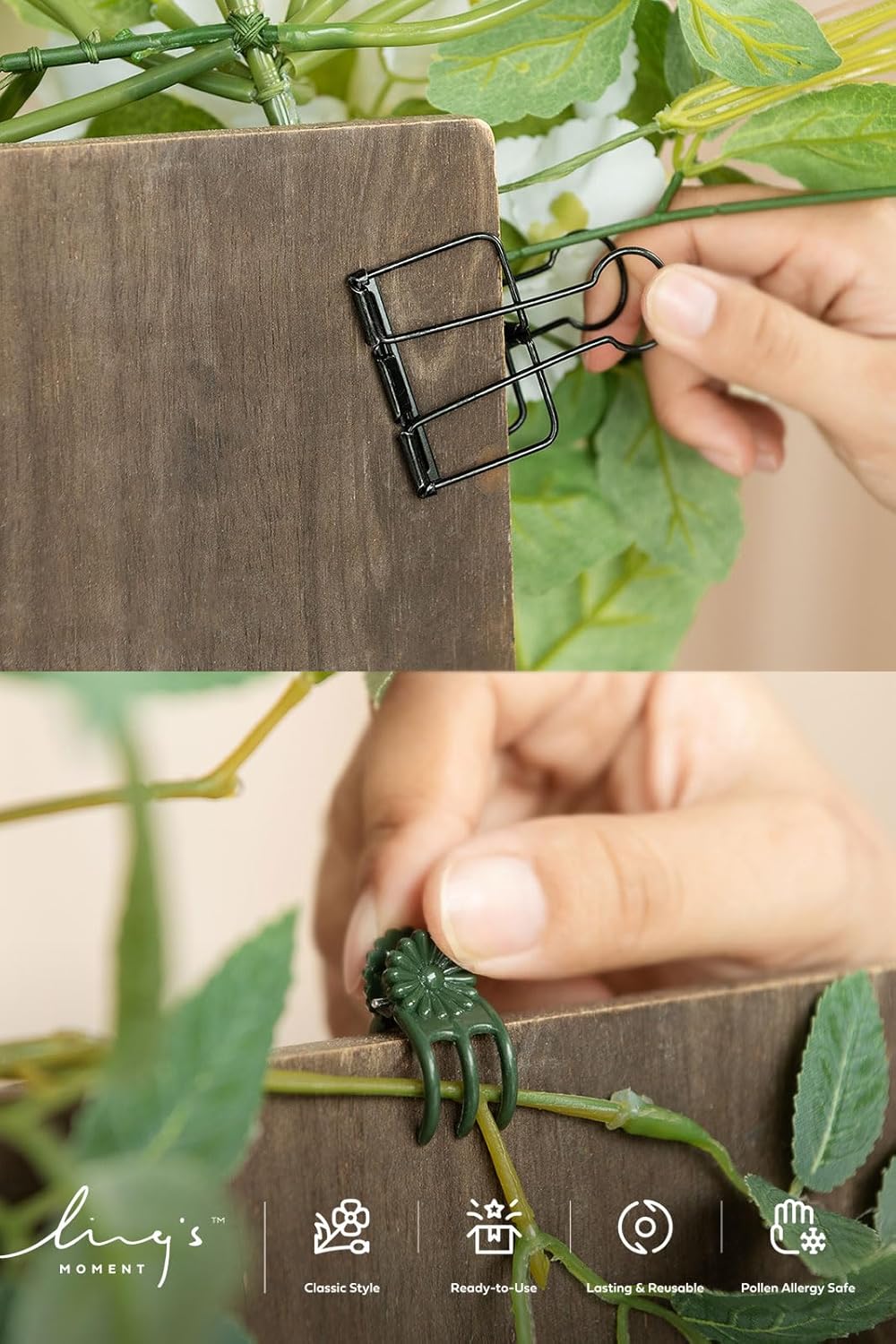 Ling's moment 2pcs Wedding Flowers Garland Artificial Floral Swag Arch Decorations Greenery Arrangements Burgundy & Navy Blue Ceremony Reception Garden Easel Wall Entryway Outdoor NOT Include Sign