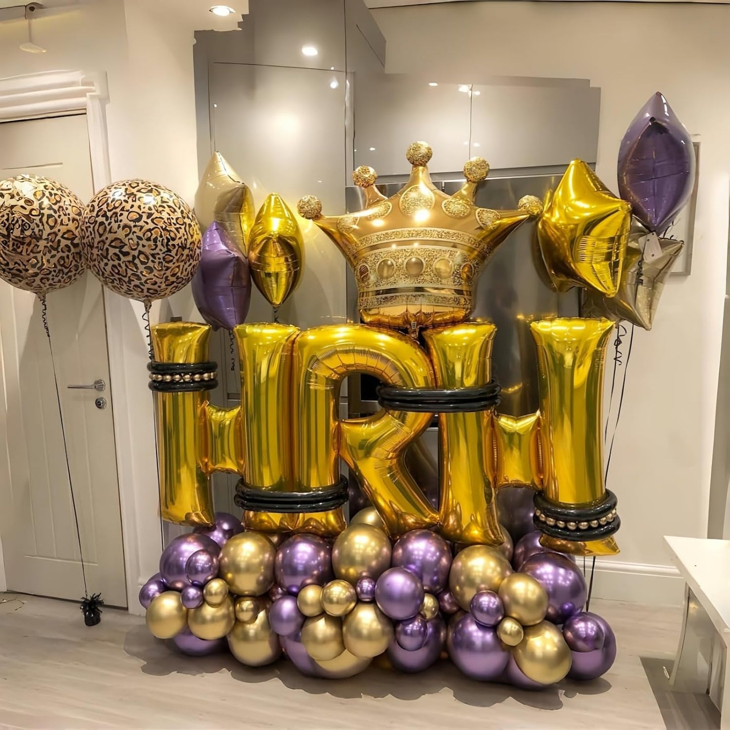 Large Custom Balloon Letters M, 40 Inch Helium Alphabet Word Balloons Decor, Big Self Inflating Foil A-Z Gold Letter Name Balloons for Boys Women Birthday Anniversary Party Decorations Supplies