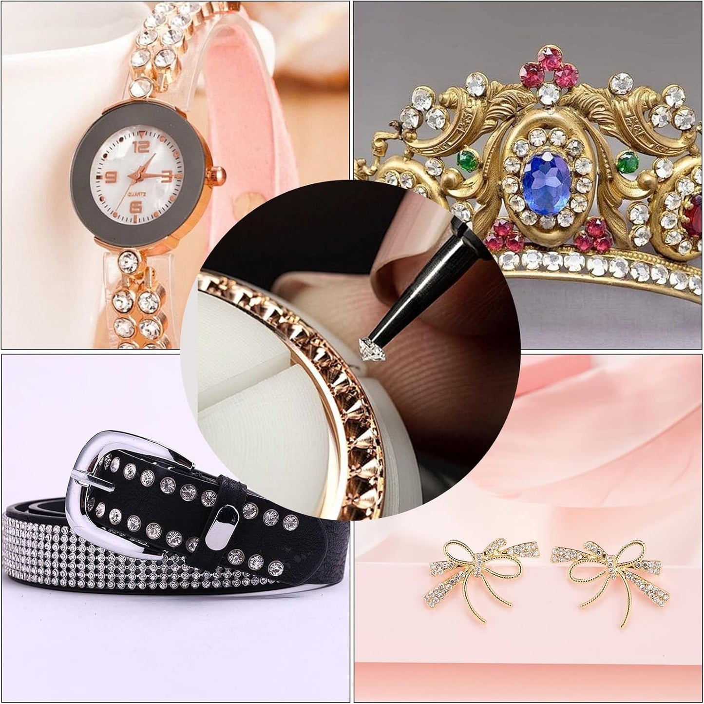 10000Pcs Crystal Acrylic Diamond Fake Gems Vase Filler, 4.5mm Faux Diamonds for Table Scatter Wedding Party, Bridal Shower, Birthday Decoration, Purple