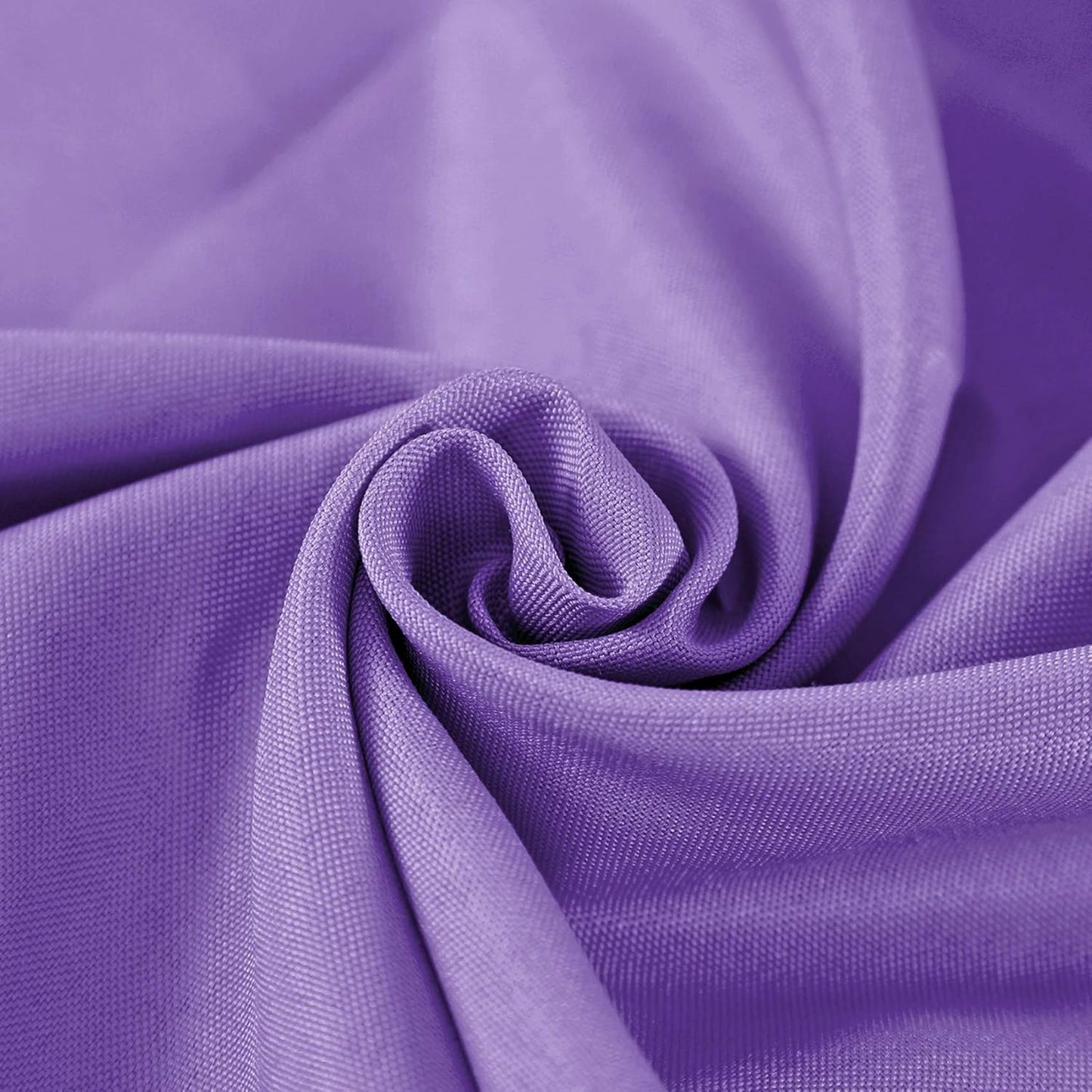 132 inch Round Tablecloth Washable Polyester Table Cloth Decorative Table Cover for Wedding Party Dining Banquet(132 inch,Purple)