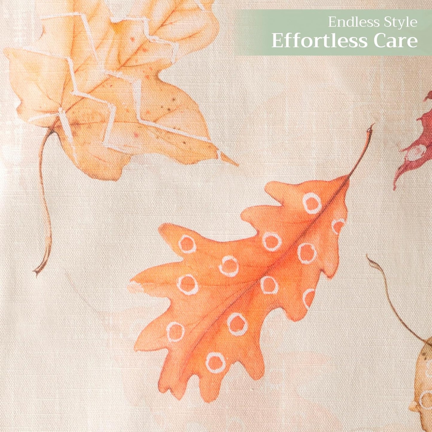 Maison d' Hermine Table Runner 100% Cotton Double Layer Table Runners 108 inches Long for Thanksgiving Christmas Decorations Home Kitchen Dining Party Wedding (Colours of Autumn, 14.5" x 108")