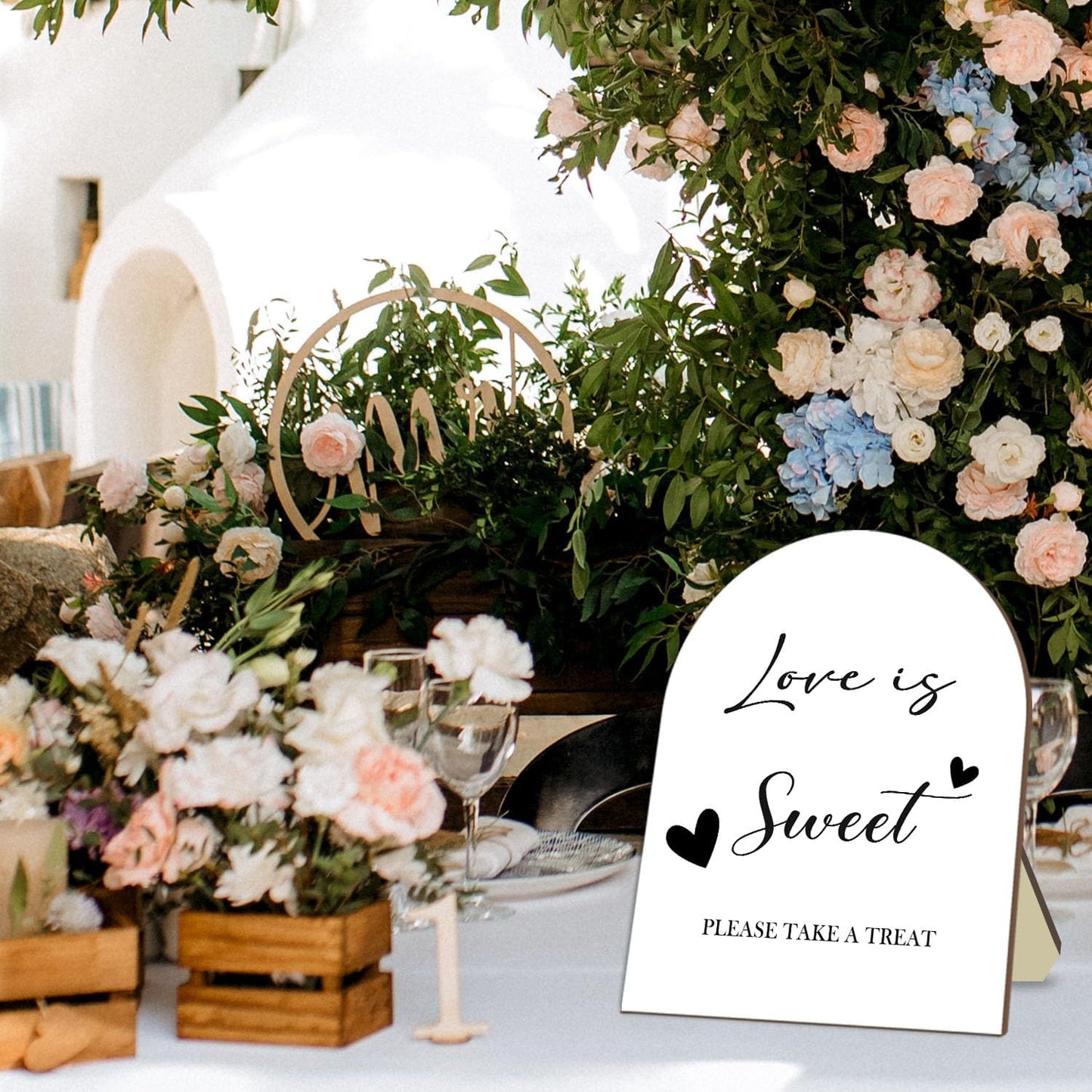 Love is Sweet Please Take A Treat, Dessert Table Sign, Minimalist Bridal Shower Decor, Wedding Signs 9 * 11IN