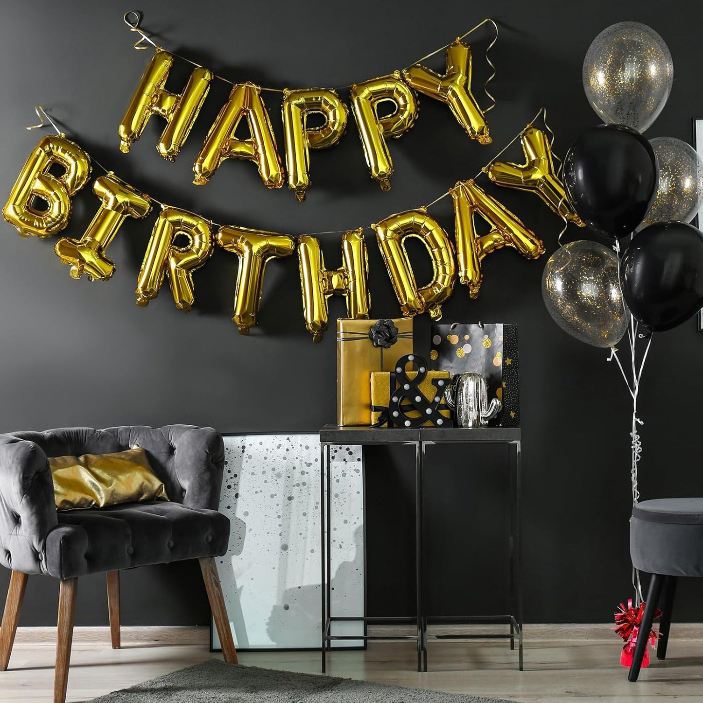 6 Pack Red Balloon Weights Metallic Holder Anchors Balloon Holder Weights for for Birthday 2025 Graduation Party Christmas Wedding Celebration Decoration (Red)