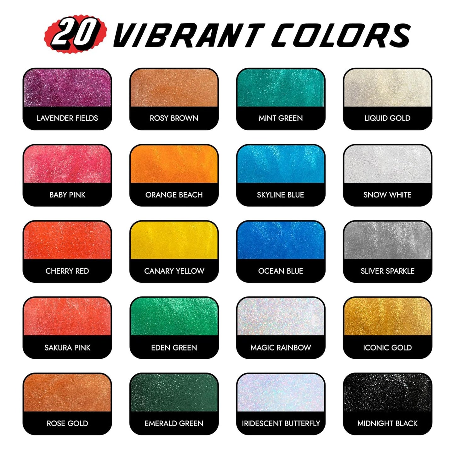 MONÉGASQUE Eden Green Edible Glitter for Drinks 10g – Edible Glitter for Cakes & Cocktails – Food Coloring Spray for Halloween Cake Decorations – Cocktail Drink Shimmer – Green Sprinkles for Cake