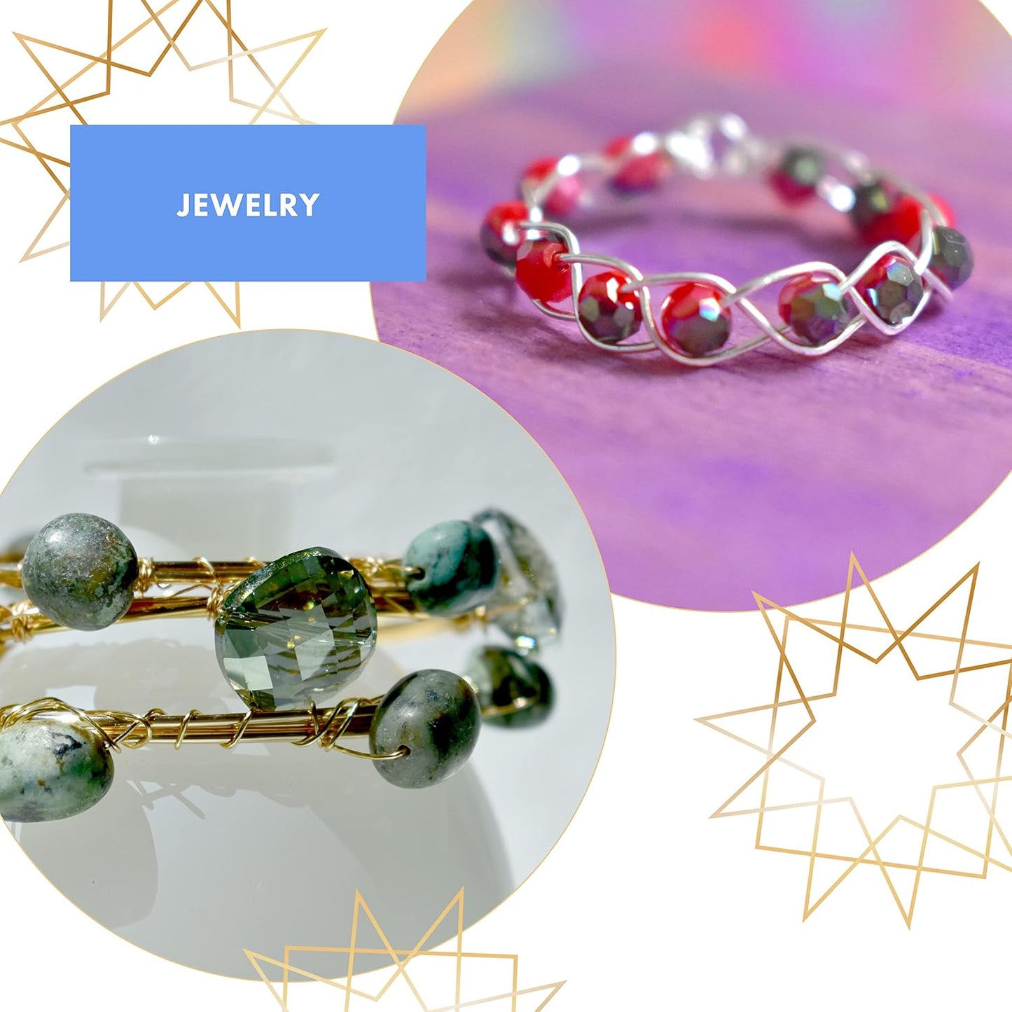 Beadalon ColourCraft Wire, 24 Gauge, Silver Color, 30 yd Spool