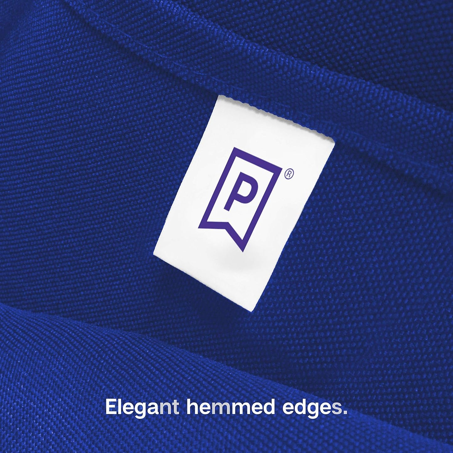 Gee Di Moda Square Tablecloth - 70 x 70 Inch Royal Blue Table Cloth for Medium Square or Round Tables - Heavy Duty Washable Fabric - for Buffet Table, Holiday Party, Dinner, Wedding & Baby Shower