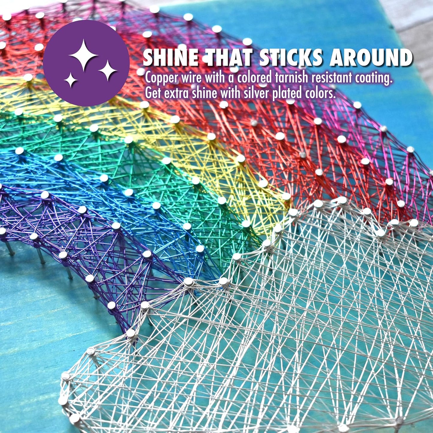 Artistic Wire, 20 Gauge Silver Plated Tarnish Resistant Colored Copper Craft Wire, Pearl Silver, 25 ft