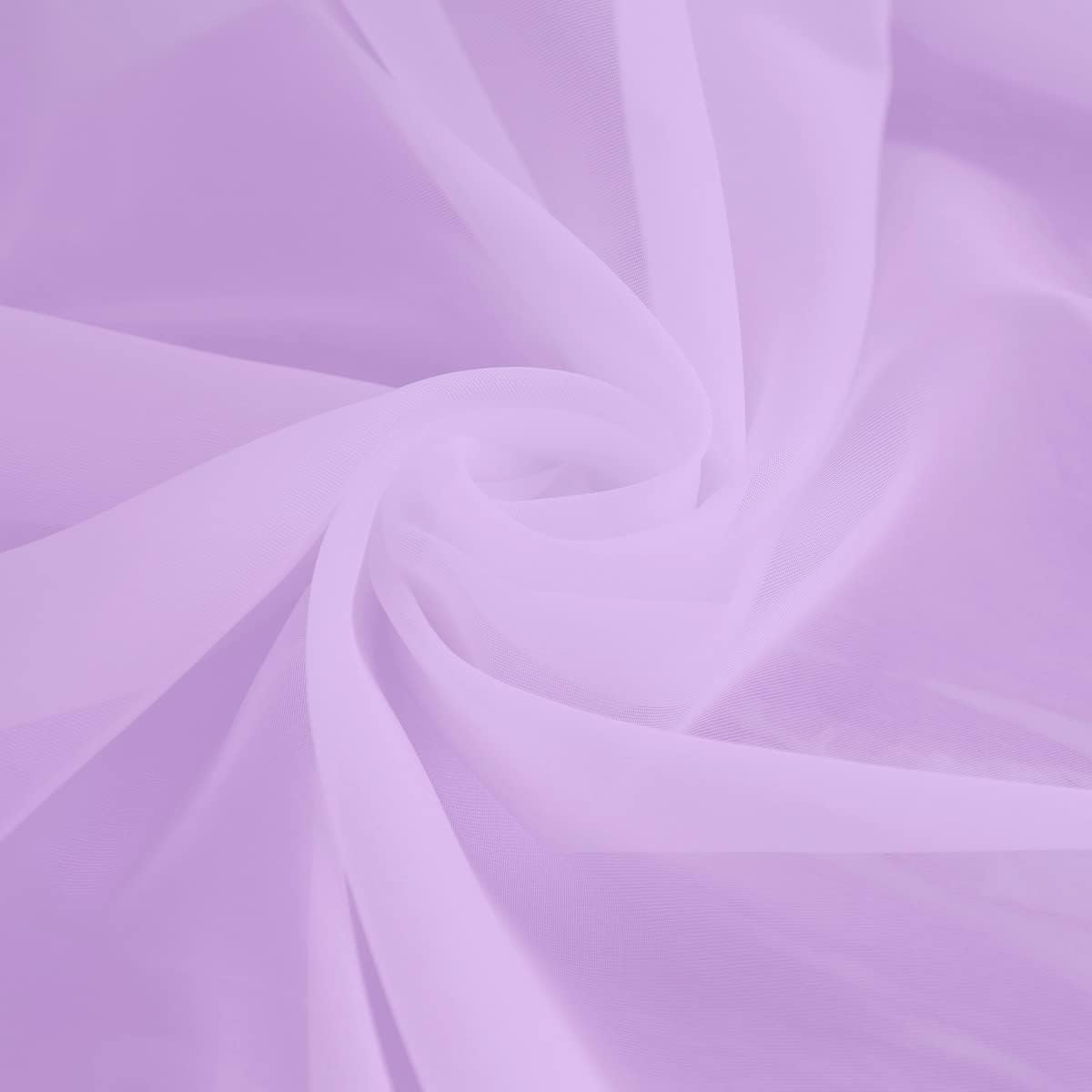 Window Purple Sheer Curtains 84 Inches Long 2 Panels Sheer Curtain Basic Rod Pocket Panel for Bedroom Children Living Room Yard Kitchen (Purple, 52" W x 84" L | 2 pcs)