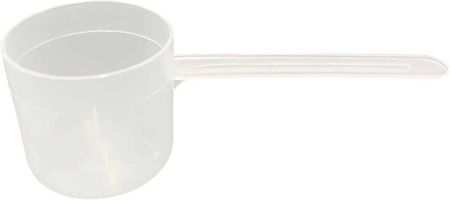 55 mL (55 CC | 1.86 Oz.) Long Handle Scoop for Measuring Coffee, Pet Food, Grains, Protein, Spices and Other Dry Goods (Pack of 10)