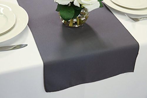Wedding Table Runners 14 x 72 inch (Charcoal)