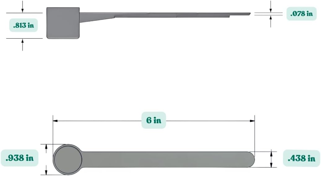 6.5 mL (6.5 CC) Long Handle Scoop for Measuring Coffee, Pet Food, Grains, Protein, Spices and Other Dry Goods (Pack of 1)
