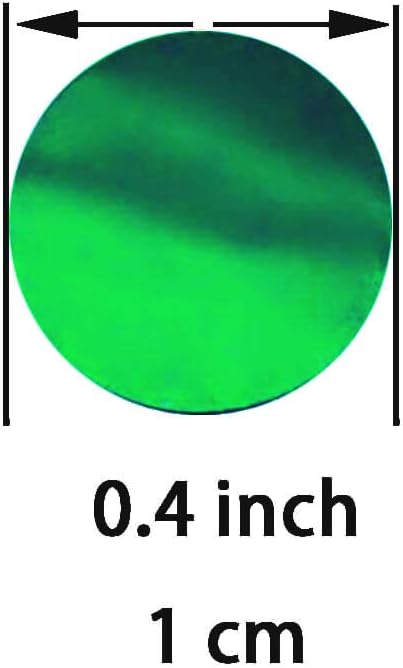 Green Foil Metallic Round Table Confetti Decor - Summer Tropical Jungle Safari Baby Shower Birthday Party Mylar Scatter Confetti Decorations, 60g