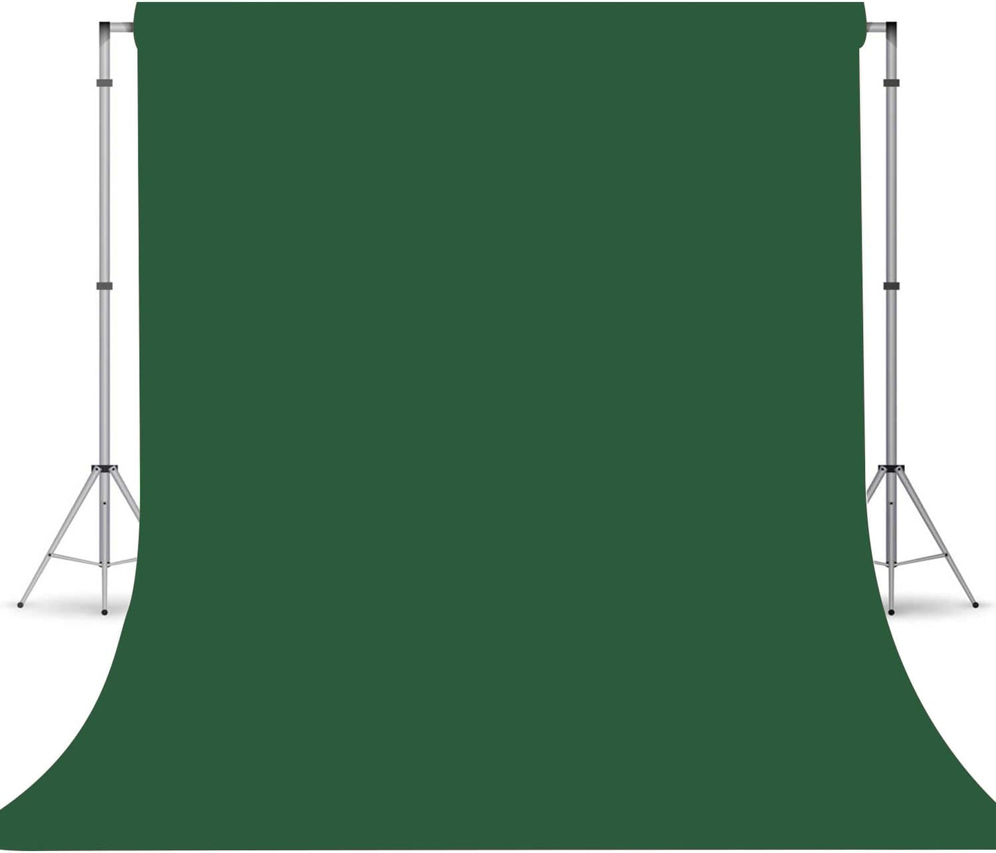 Dark Green Photography Backdrop for Photoshoot, Photo Backdrop Curtain, Perfect Dark Green Backdrops for Party Portrait Photoshoots Video Studio 6FTx9FT