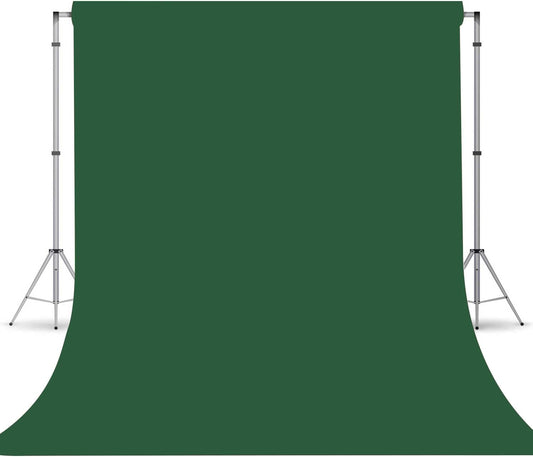 Dark Green Photography Backdrop for Photoshoot, Photo Backdrop Curtain, Perfect Dark Green Backdrops for Party Portrait Photoshoots Video Studio 6FTx9FT