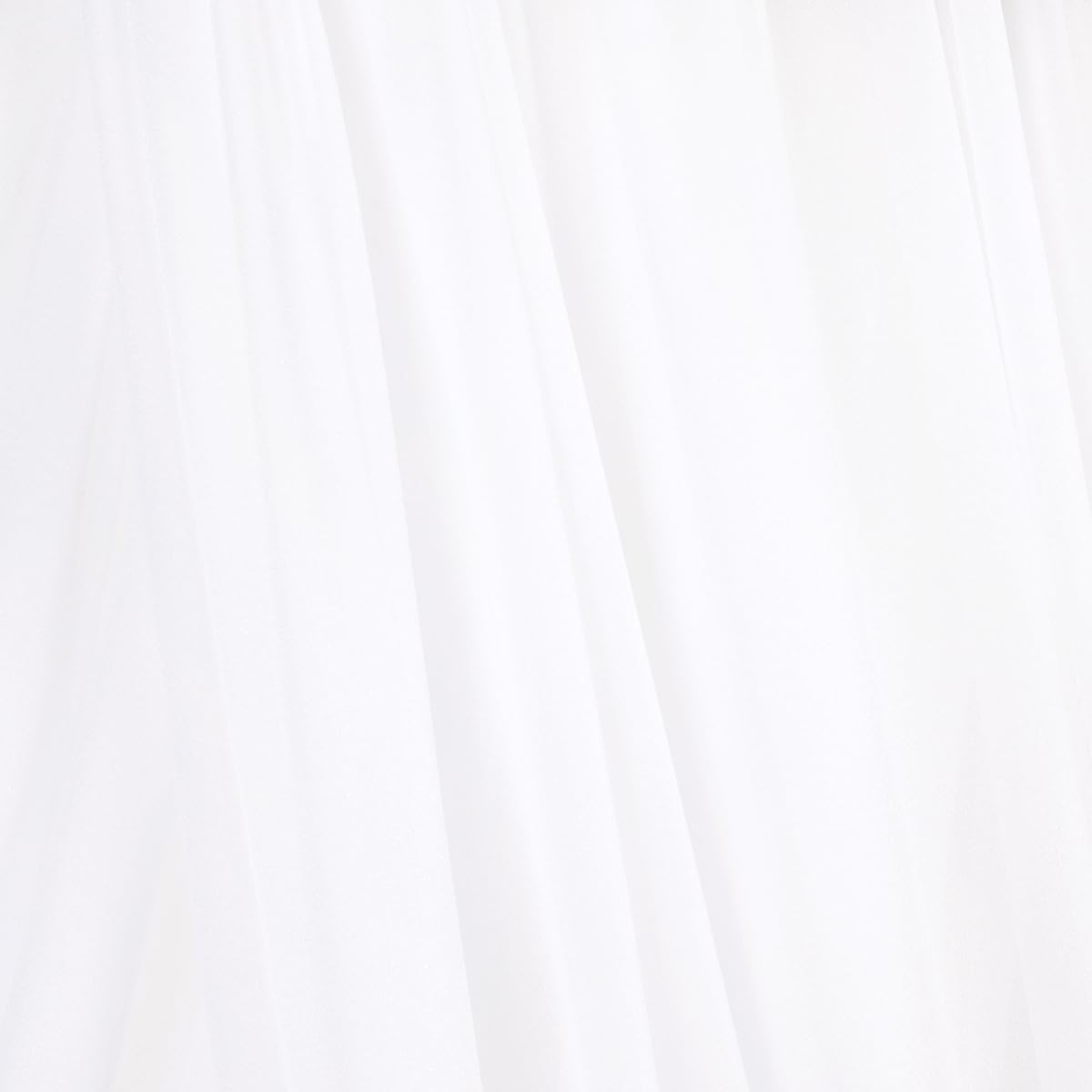 White Elegant Arch Draping Fabric Outdoor 1 Panel 29" × 20Ft Sheer Chiffon Curtain Drapes for Fall Wedding Ceremony Birthday Party Garden Brunch