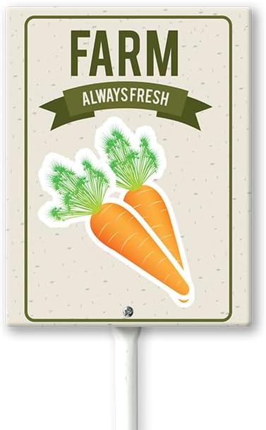 Eveokoki Aluminum Seed & Plant Labels - Plant Markes for Seedlings-Plant Tags for Pots - Garden Signs for Vegetable - Durable Markers for Plants Outdoor Waterproof - Garden Decor for Farmhouse