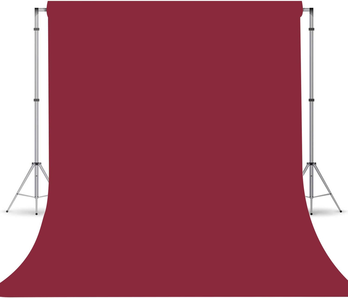 Wine Red Photography Backdrop for Photoshoot, Photo Backdrop Curtain, Perfect Burgundy Backdrops for Party Portrait Photoshoots Video Studio 8FTx10FT