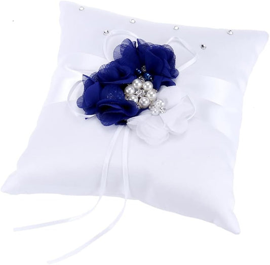 Page boy Fake Pearls Pearl Decoration Ribbon Decoration Retro Decor Artificial Garland Decorated Garland Wedding Pillow Ring Accessories Basket Wedding Supplies Bride