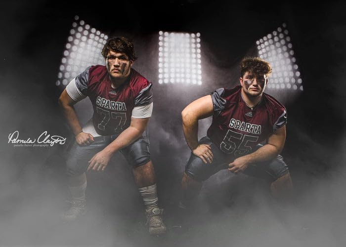 Kate 7x5ft Sport Backdrop for Photoshoot Stadium Photography Background Spotlight Backdrop for Portrait