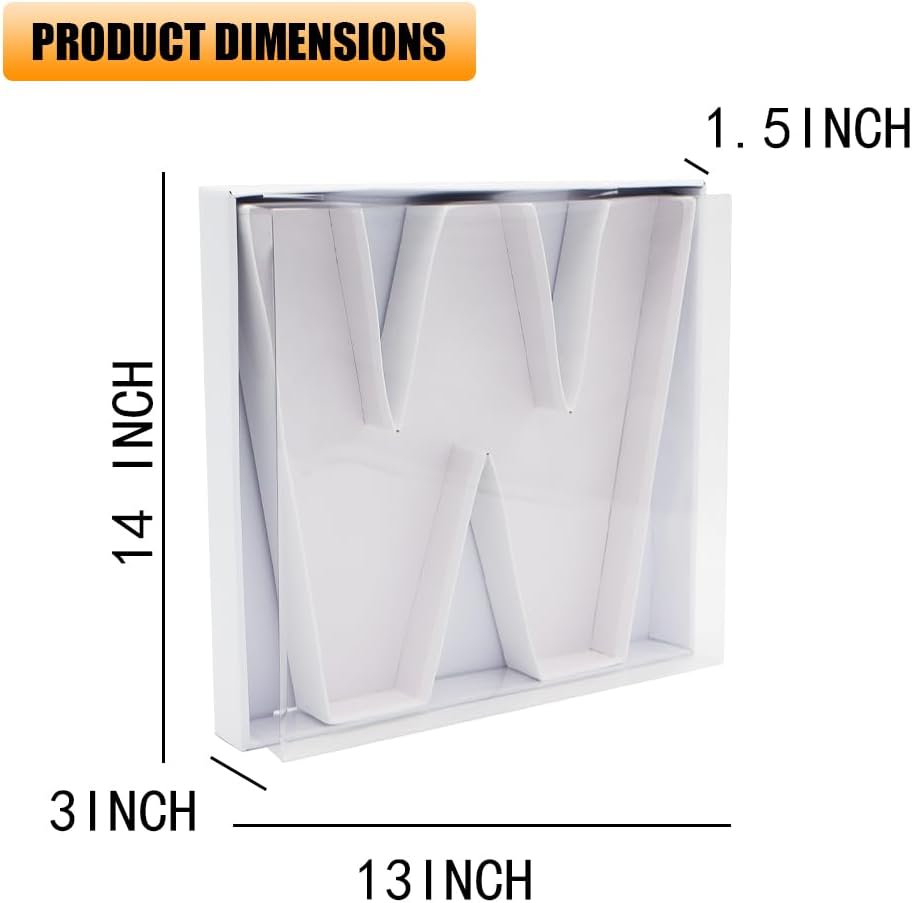 12" Fillable Cardboard Letter Charcuterie Gift Cupcake Box With Cover Sweets Packaging (W)