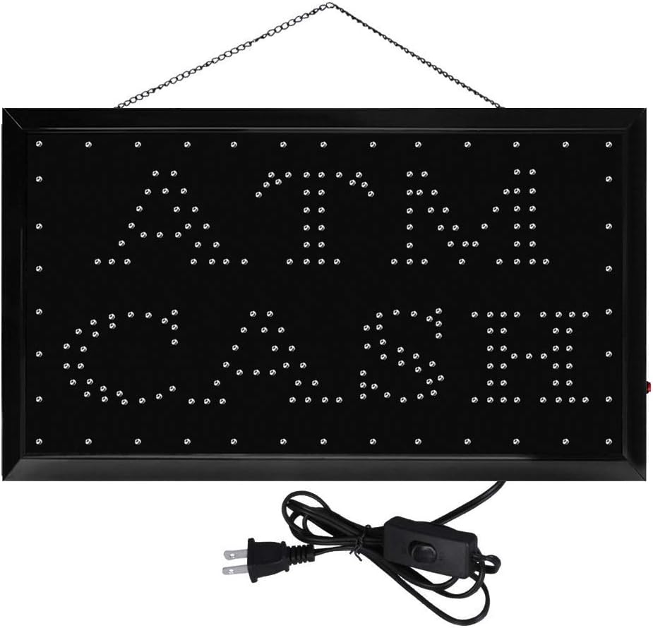 Boshen LED ATM Sign for Business Display Animated Motion Advertisement Board with Switch Flashing & Steady Mode Blue&Green&Red