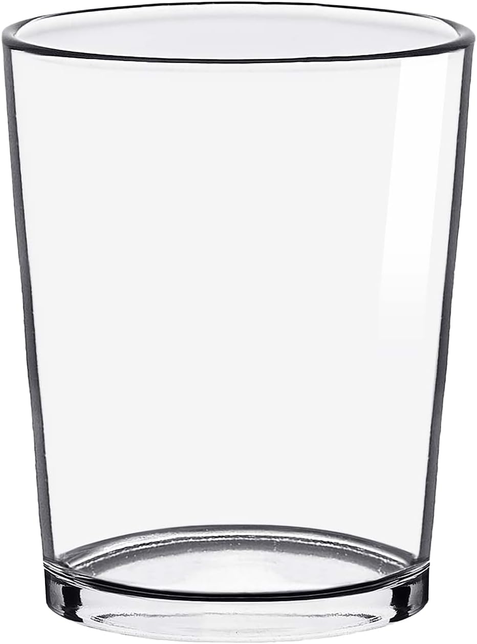 WGV Tea Light Votive Candle Holder 2.2x2.75, Clear Tiny Utility Cylinder Glass Vase, Small Planter Terrarium for Home Accent Decor, 6 Pieces