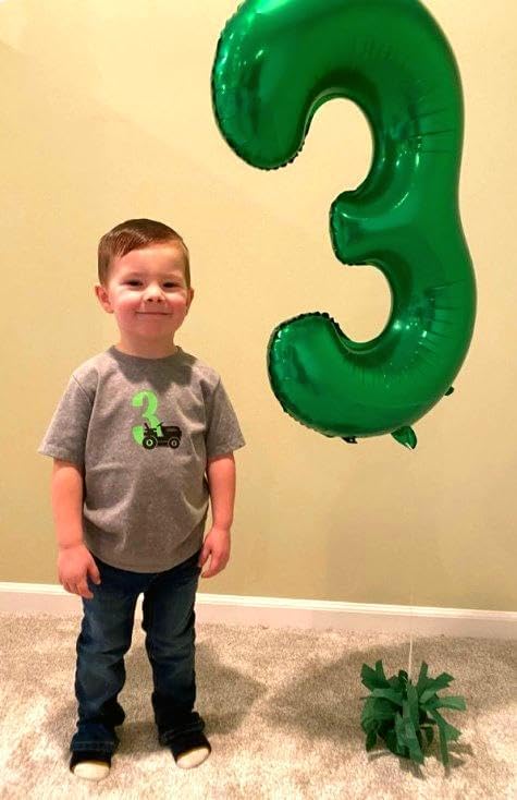 Green 40 Inch 30 Number Balloons, Balloon Decorations for 30 Birthday, Foil Giant 30 Birthday Graduations Anniversary Party