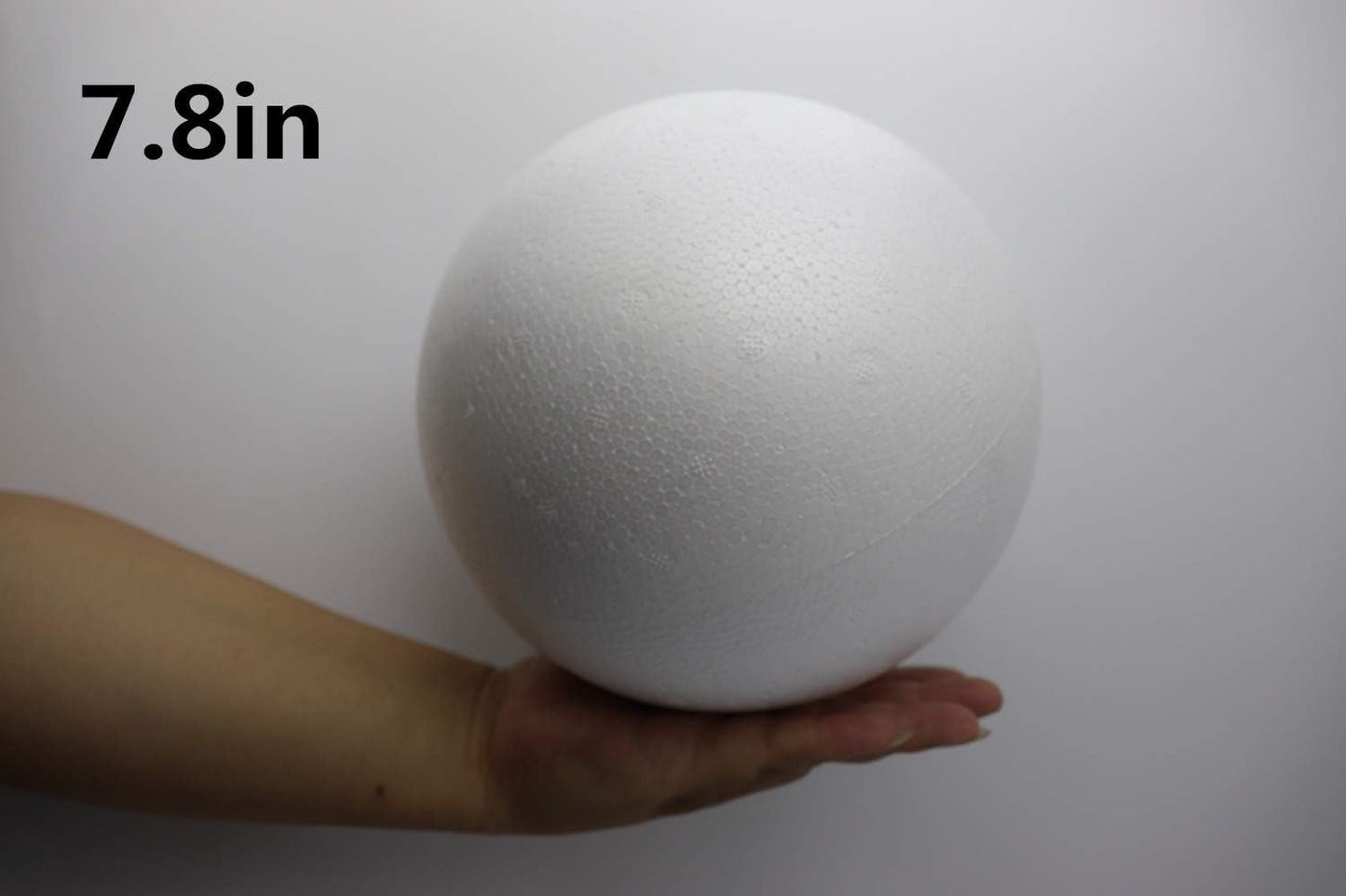 FFchuanhe 39 Pack Craft Foam Balls, 5 Sizes Including 2-7.8 in, Polystyrene Smooth Round Balls for Arts and Crafts, Wedding, DIY Craft for Home, Supplies School Craft Project and Holiday Party