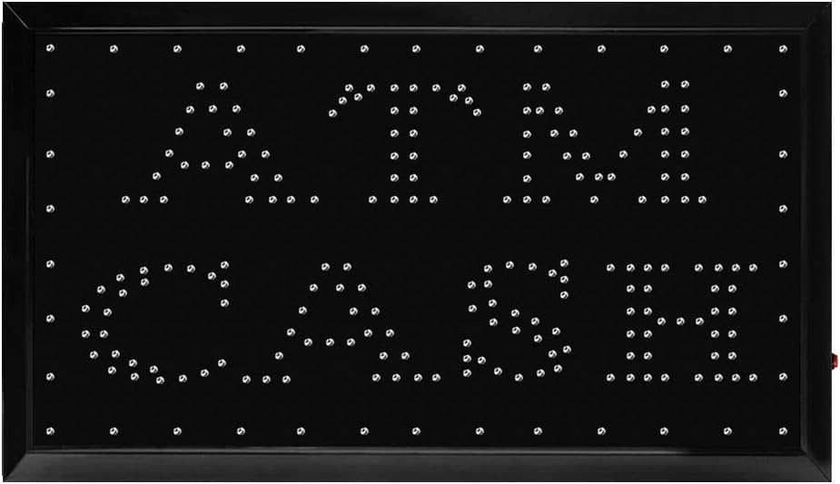 Boshen LED ATM Sign for Business Display Animated Motion Advertisement Board with Switch Flashing & Steady Mode Blue&Green&Red