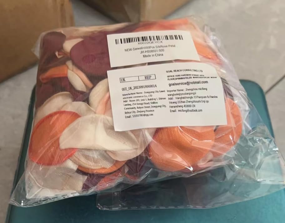 Serwalin 500Pcs Silk Rose Petals for Wedding Vintage Green Flower Girl Petals for Aisle, Basket, Table Decor (3 Color Mixes)